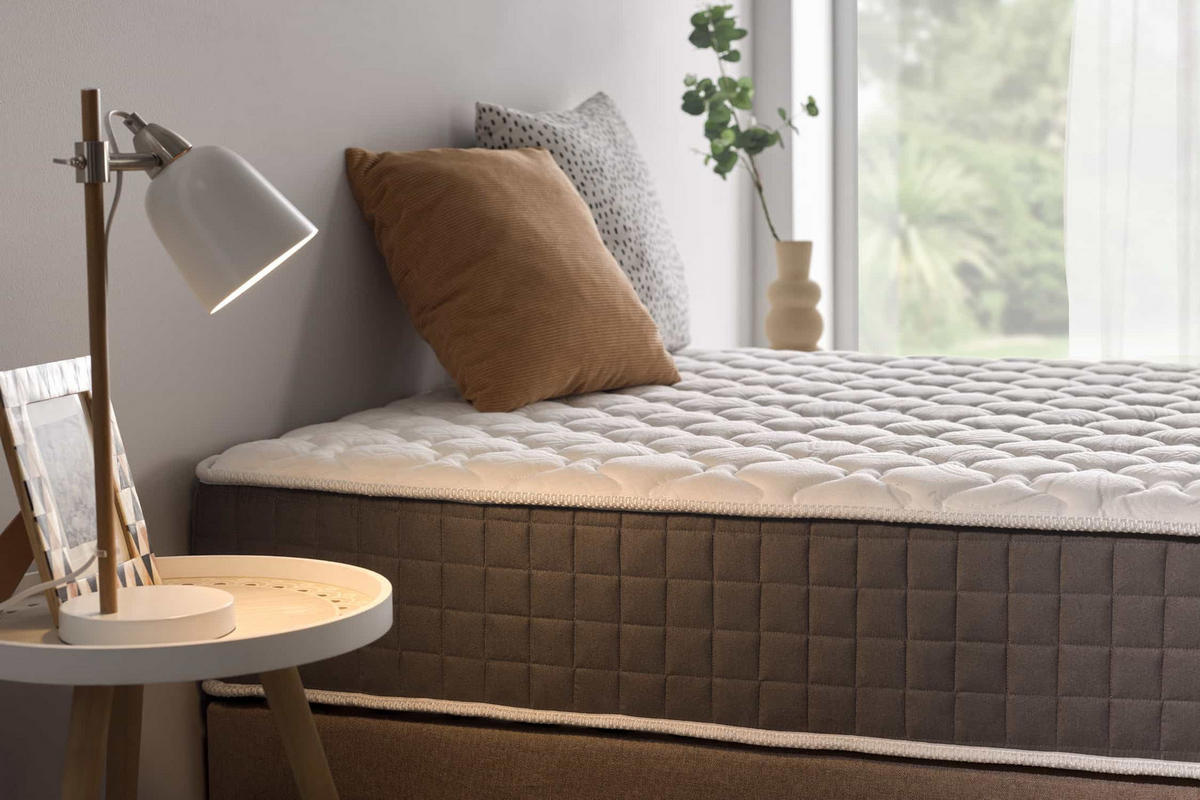 MATRATZE King Relax Supreme - 180X200, 30cm - Weiß, Textil (180/200cm) - Moonia