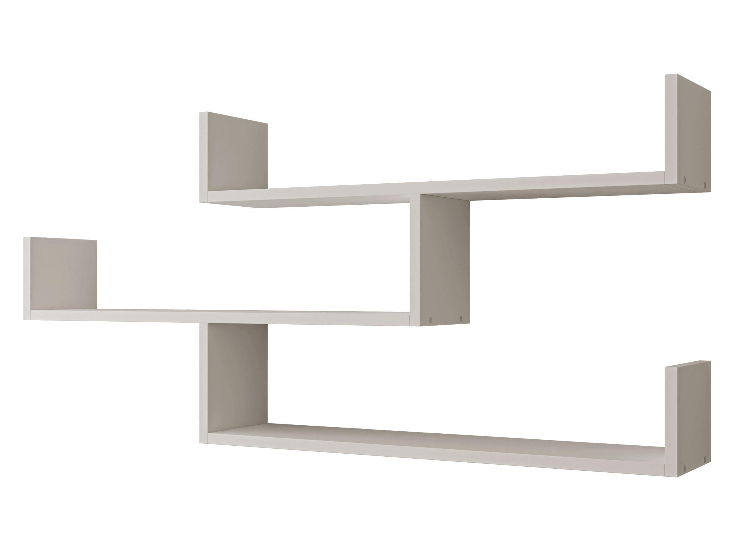 WANDREGAL Trio 003 - Kaschmir, Holzwerkstoff (119/55/18cm) - MIRJAN24