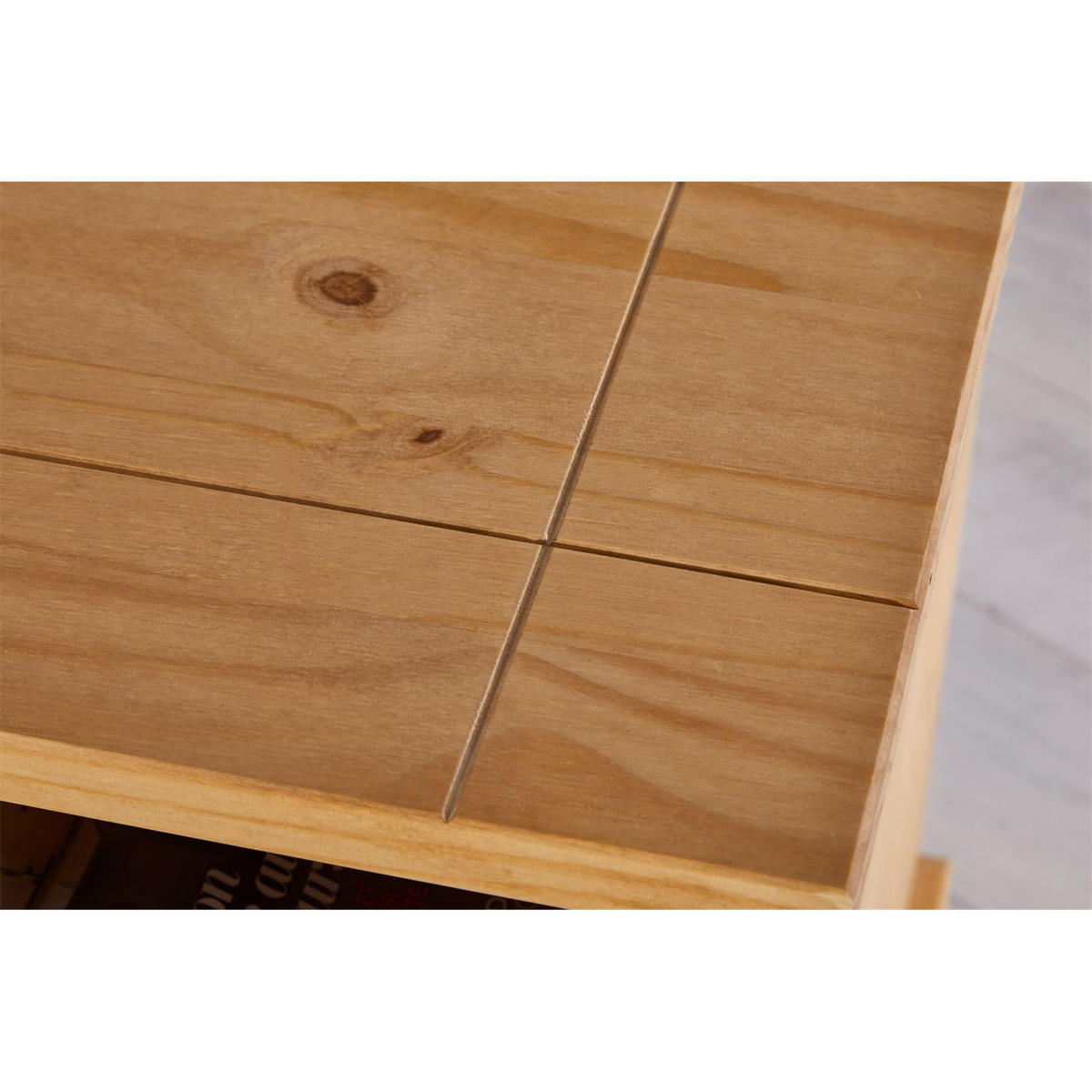 SCHREIBTISCH TEQUILA - Braun, Holz (60/140/77cm) - IDIMEX