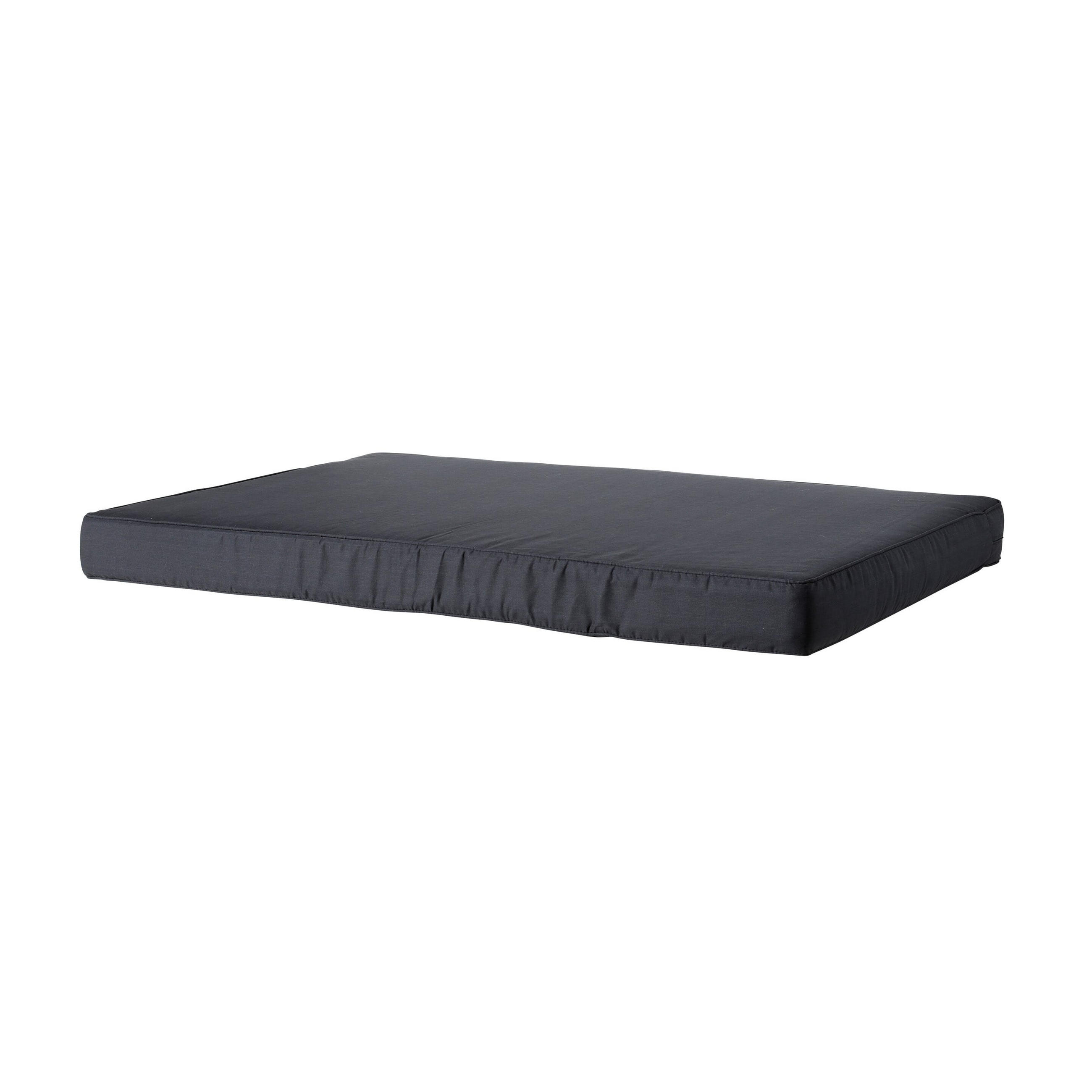 PALETTENSITZKISSEN Basic 120/80 cm - Schwarz, Textil (80/8/120cm) - Madison