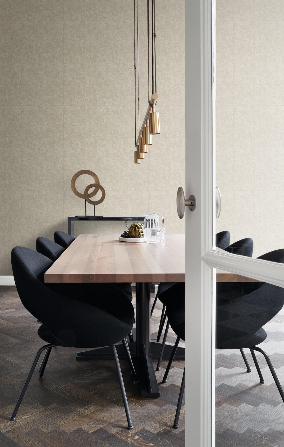 TAPETE Stein-Optik 53 cm x 10.05 m - Beige, Papier (53/1000cm) - Origin Wallcoverings