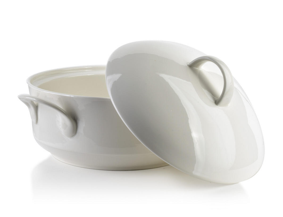 SUPPENTERRINE Basic Weiß 30/24/16 cm Keramik - Weiß, Keramik (24/16/30cm) - Mondex