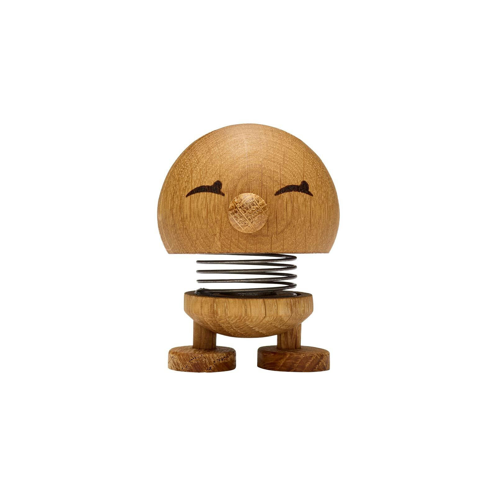 DEKOFIGUR Bimble S eiche 6,6 cm - Eichefarben, Kunststoff (5.8/6.6/4.5cm) - Hoptimist