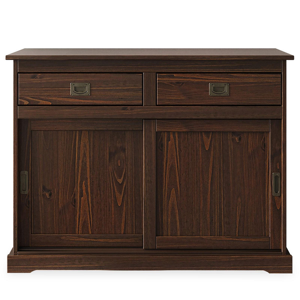 KOMMODE SAVONA nussbaum - Nussbaumfarben, Holz (110/84/46cm) - IDIMEX