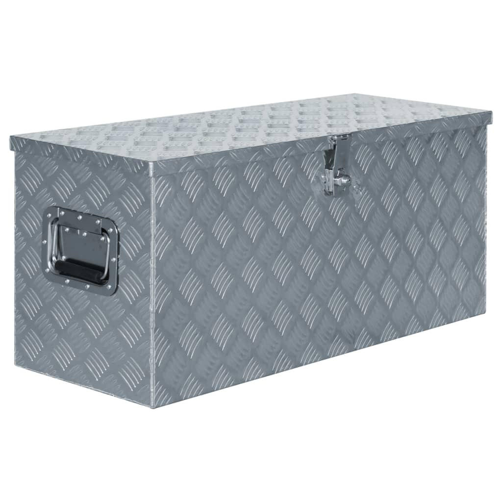 Deluke Aluminiumbox Silber 90.5x40x35 cm
