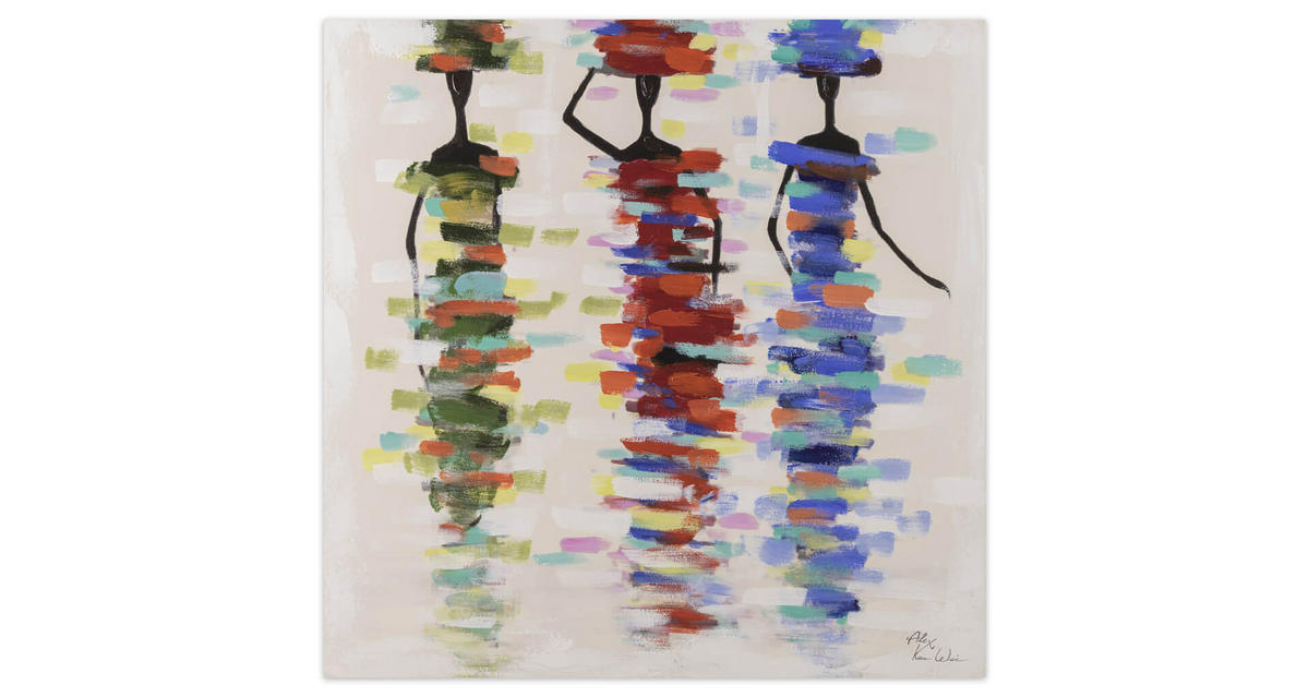 OLEJOMAĽBA 60/60 cm, Zvieratá - béžová, drevo/textil (60/60cm) - KUNSTLOFT