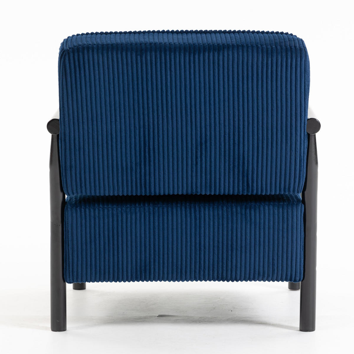SESSEL Design Sessel,Loungesessel,Polsterstuhl,Cord,Blau - Blau, Textil (61/72/80cm) - LVHOM