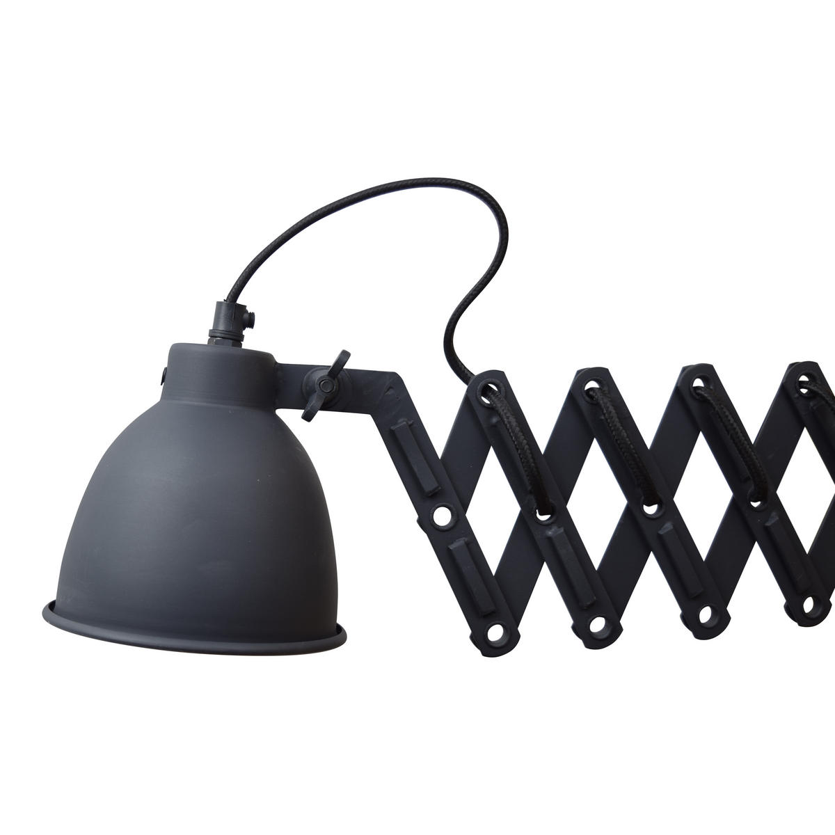WANDLAMPE Harmonica Schwarz - Schwarz, Metall (12/20/32cm) - Urban Interiors