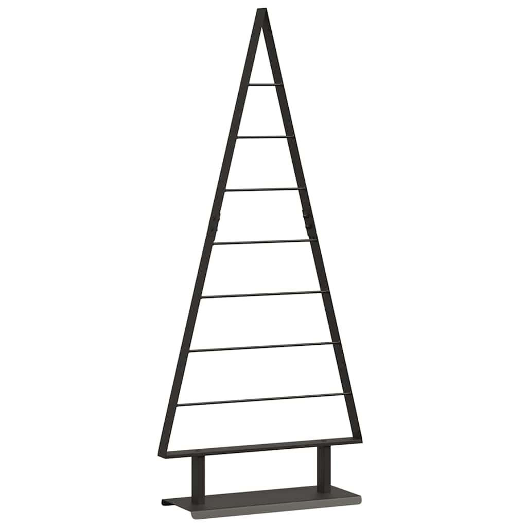 vidaXL Weihnachtsbaum Schwarz 125.5 cm