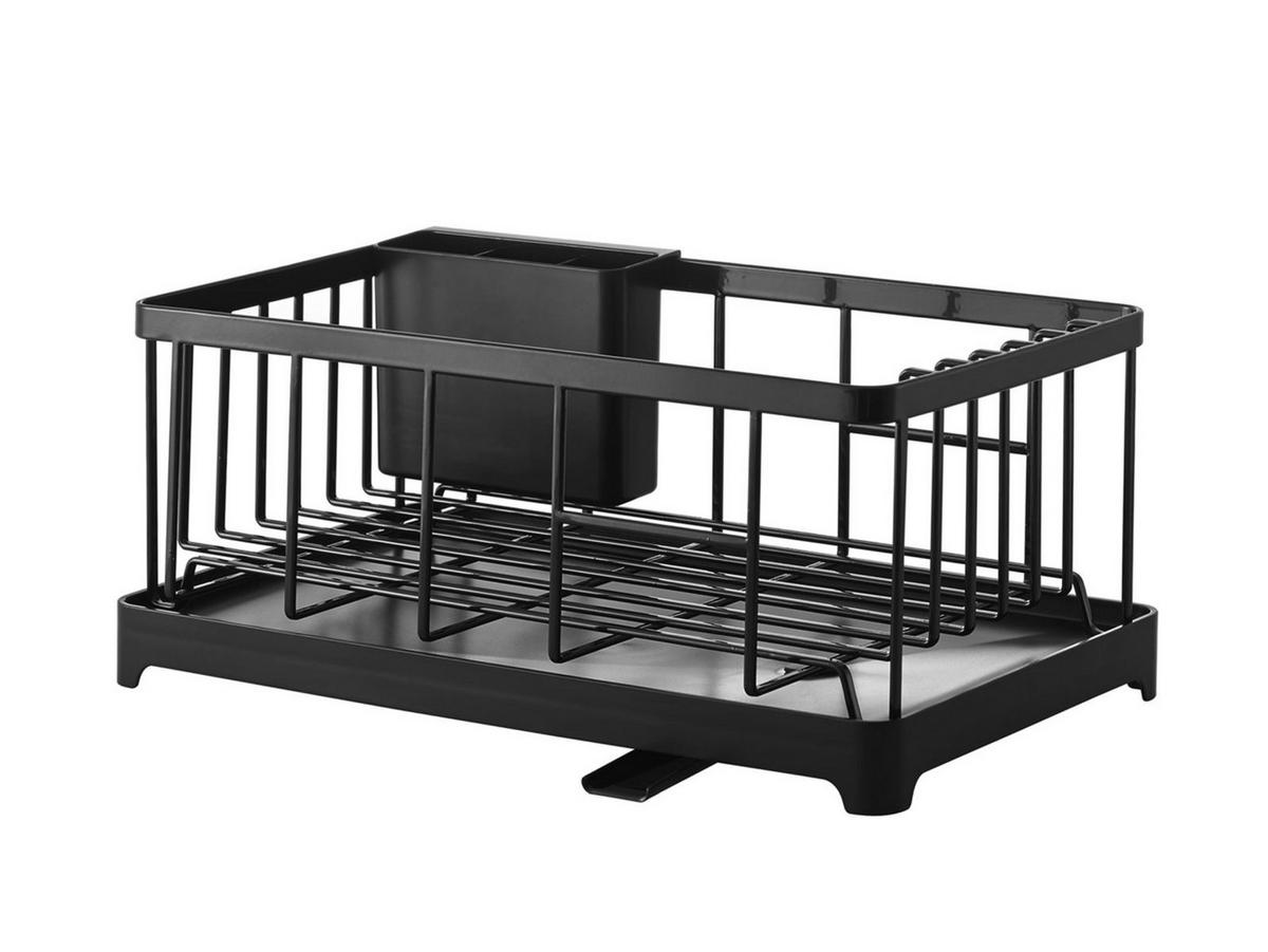 GESCHIRR-ABTROPFGESTELL Tower schwarz 42/17/23 cm - Schwarz, Metall (23/17/42cm) - Yamazaki