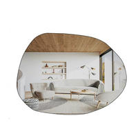 SPIEGEL Liora 55x75cm - Transparent, Holzwerkstoff (55/75/2.2cm) - moebel17