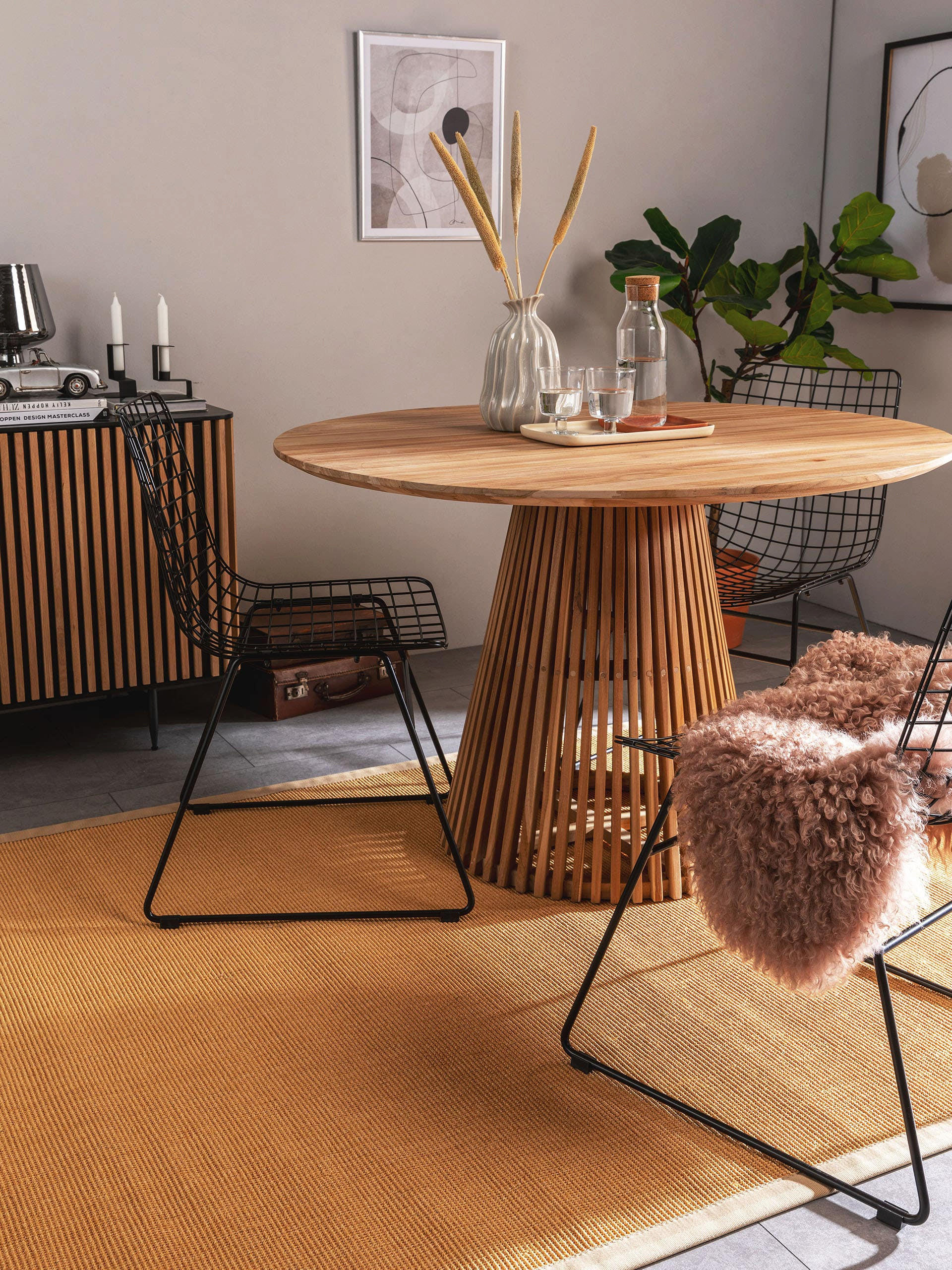 SISALTEPPICH Sana Beige 200x300 cm - Beige, Textil (200/300cm) - benuta Nest