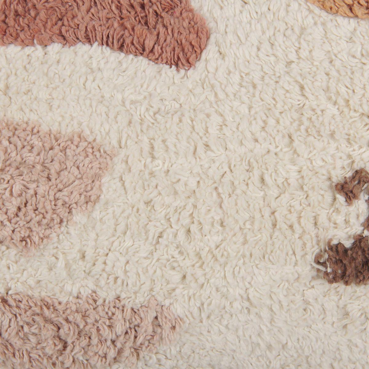 DEKOKISSEN 2er-Set Weiß 30/50 cm Camassia - Pink/Beige, Textil (30/50cm) - Beliani