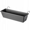 BALKONKASTEN 60 cm mit Griffen, Grau - Grau, Kunststoff (19/59cm) - KADAX