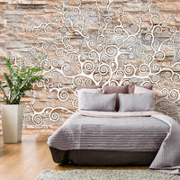VLIESTAPETE Beige 200/140 cm - Beige/Weiß, Textil (200/1cm) - KUNSTLOFT