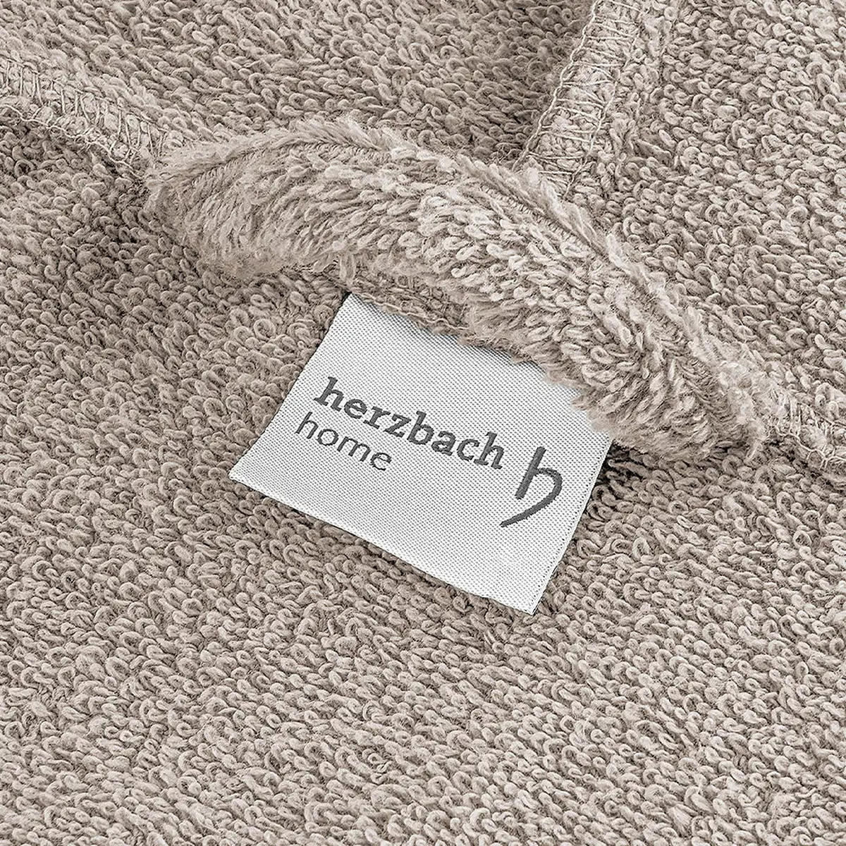 BADEMANTEL Herren Sandgrau - Sandfarben, Textil (XLnull) - Herzbach Home