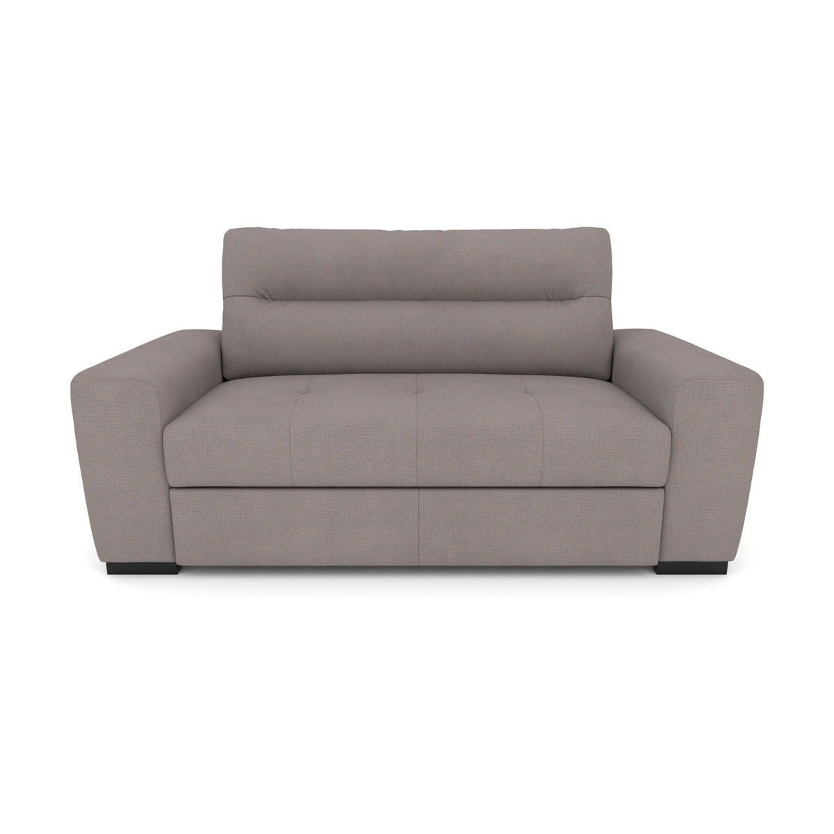 2-SITZER Carlisle Chenille Braun 183/97/93 cm - Mauve, Kunststoff/Textil (183/93/97cm) - foamnova
