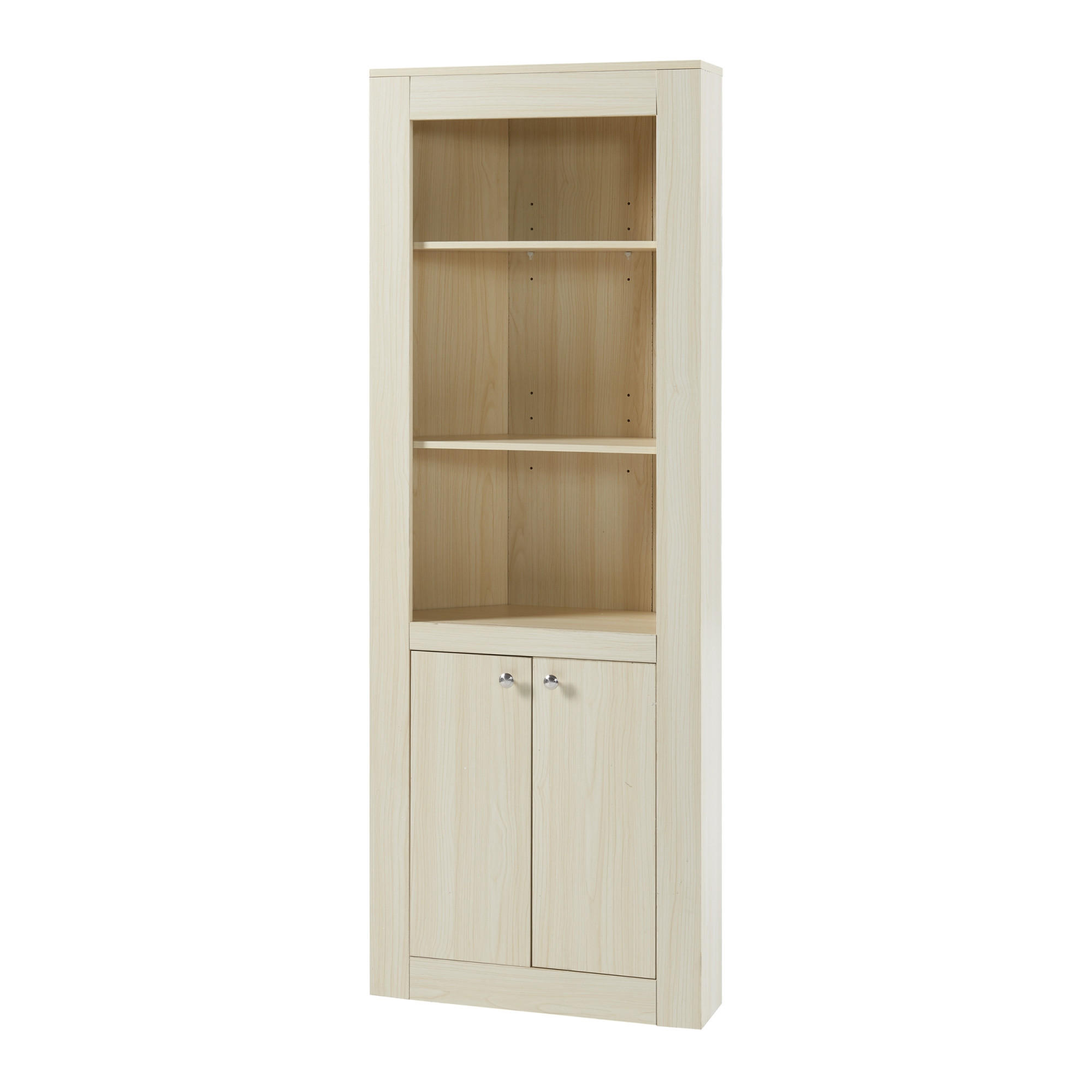 ECKSCHRANK Eura - Eichefarben, Holzwerkstoff (62/170/30cm) - [en.casa]