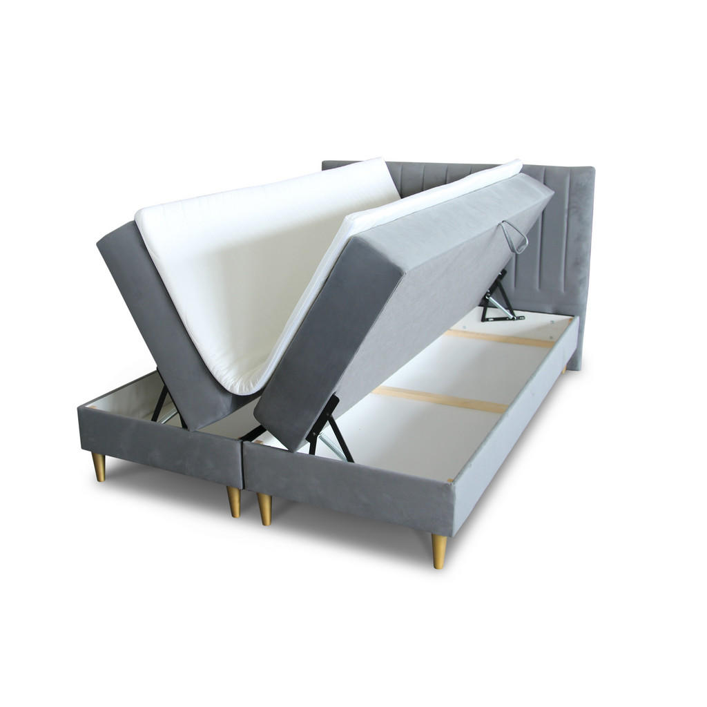 Thumbnail - Sofnet Boxbett, Beige, Textil, H3, Rechteckig, 140x200 cm, Schlafzimmer, Betten, Boxspringbetten