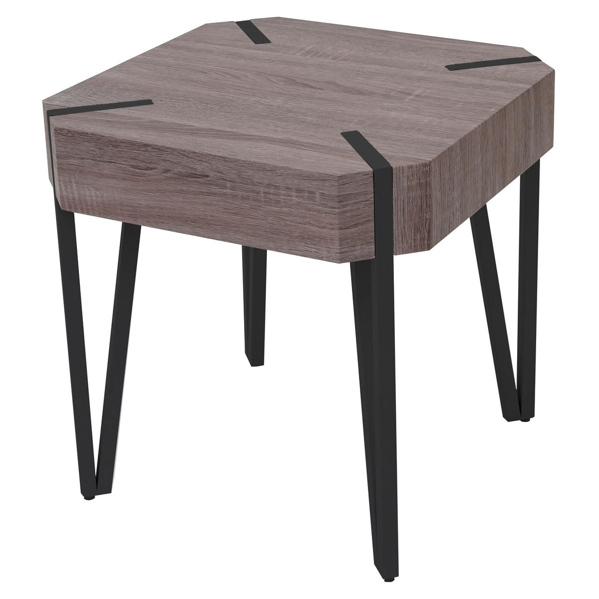 COUCHTISCH rechteck Eiche dunkel - Trüffeleichefarben, Holz (50/50/52cm) - MCW
