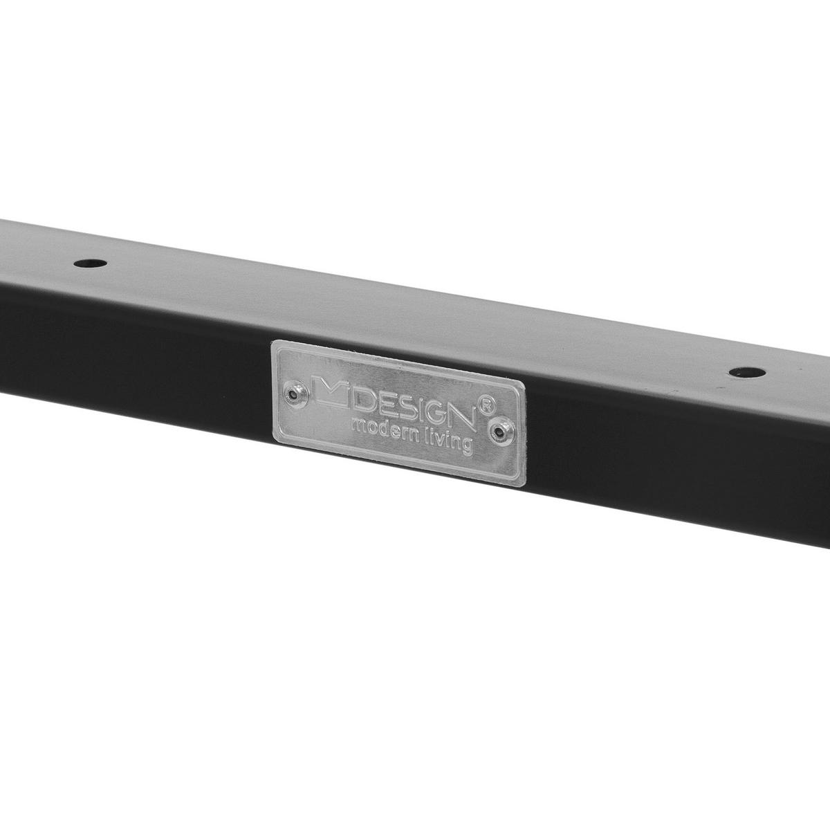 TISCHGESTELL - Schwarz, Metall (44/72/44cm) - ML-DESIGN