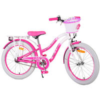 KINDERFAHRRAD Lovely - Mädchen - 20 Zoll - Rücktritt + Handbremse - Rosa - Rosa, Metall (82cm) - TPFSports