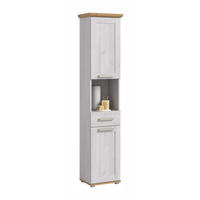 HOCHSCHRANK Siena (B/H/T: ca. 39/187/34 cm) in Sibiu Lärche Nachbildung/Sibiu Lärche Nachbildung - Lärchefarben, Holzwerkstoff (39/187/34cm)