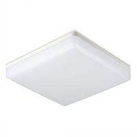 LED DECKENLEUCHTE Kunststoff Weiß Quadrat - Weiß, Kunststoff (20/20/4.75cm)