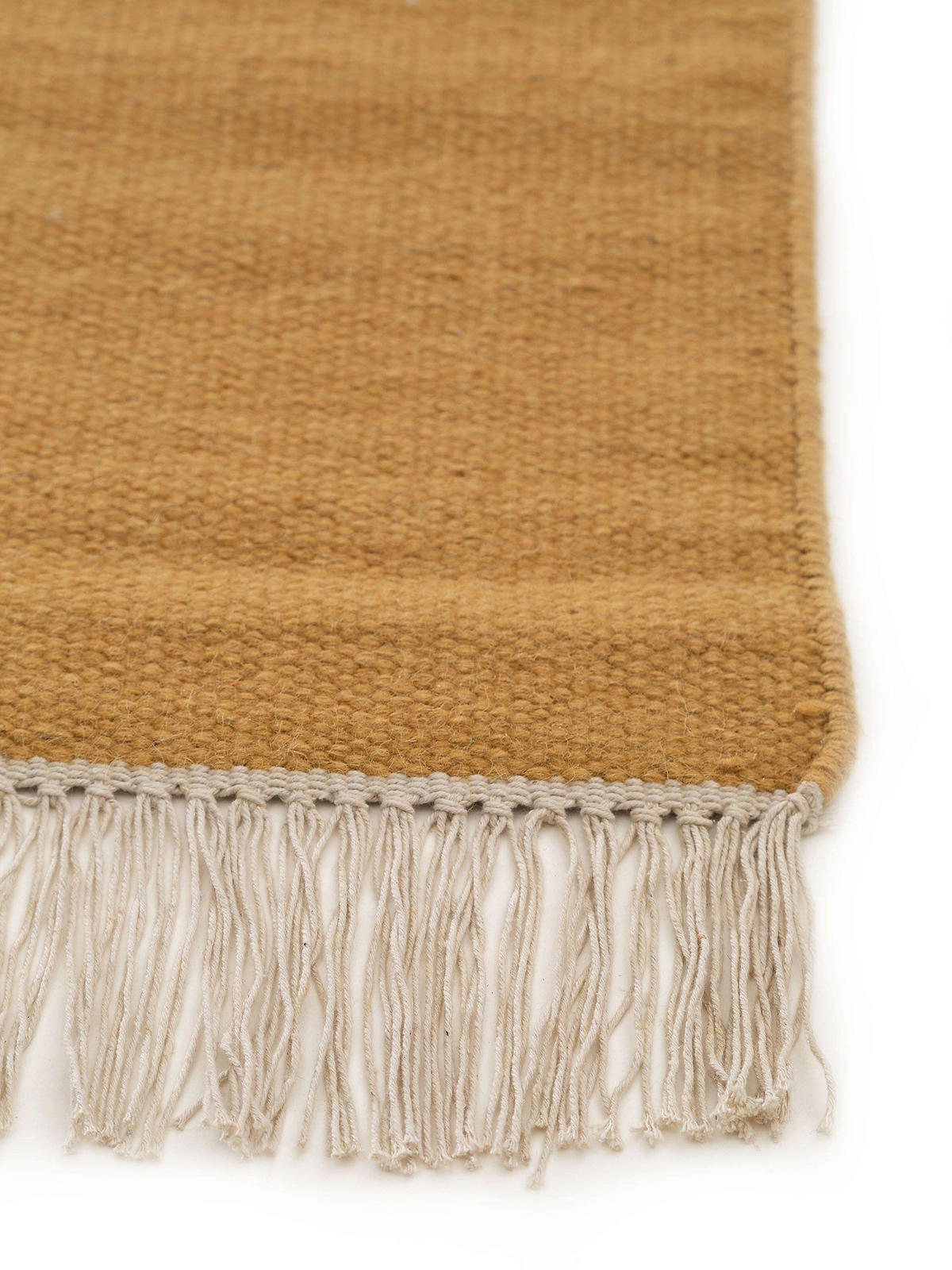 WOLLTEPPICH Liv Gelb 70x200 cm - Gelb, Textil (70/200cm) - benuta Pop