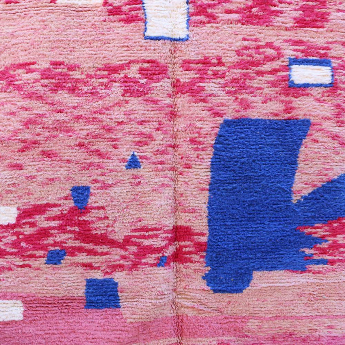 BERBERTEPPICH aus Marokko aus reiner Wolle 200x 300 cm - Pink, Naturmaterialien (200/300cm) - AFK Living