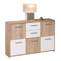 KOMMODE Eiche Dekor - Eiche Wotan, Holzwerkstoff (115/77/30cm) - ebuy24