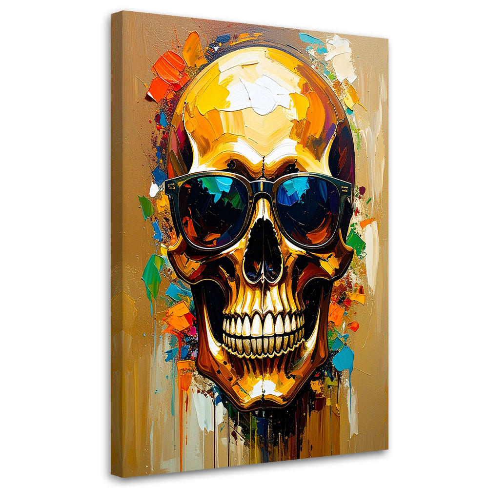 Feeby Leinwandbild Braun 20x30 cm