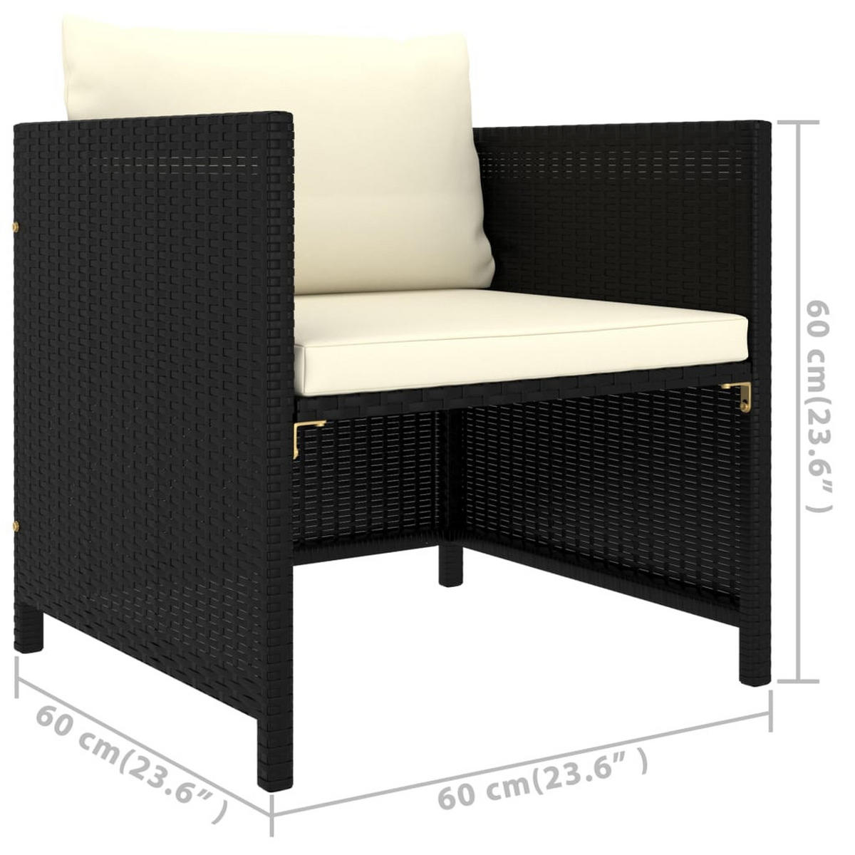GARTENSET Reinecke 6-teilig - Schwarz, Metall - Nettlife