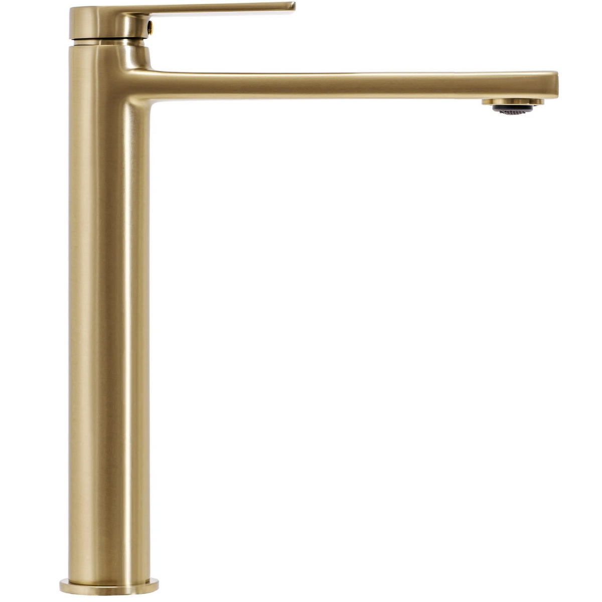 WASCHBECKENARMATUR Rea Verso Brush Gold High - Goldfarben, Metall (4.5/26/20.5cm) - REA