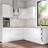 ECKKÜCHE 250 x 270 cm - Aspen K67-M250 - in Weiß/Hochglanz - Weiß Hochglanz, Holz (250/212/270cm)