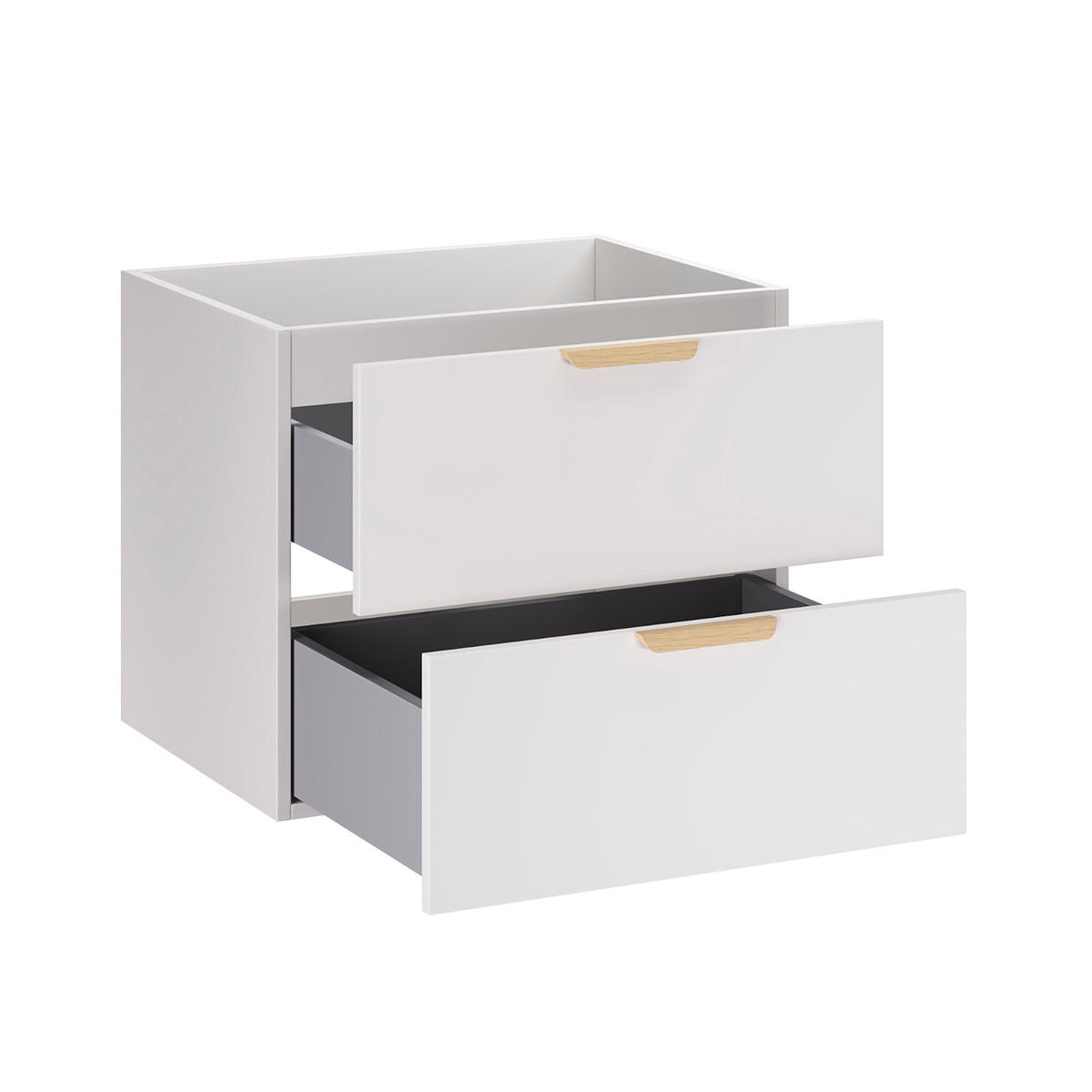 WASCHTISCHUNTERSCHRANK 60cm Oria Weiß - Weiß, Holzwerkstoff (60/50/45.5cm) - Petits-meubles