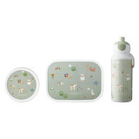 LUNCHSET Campus Little Farm 3er Set - Grün, Kunststoff (1/1/1cm) - Mepal
