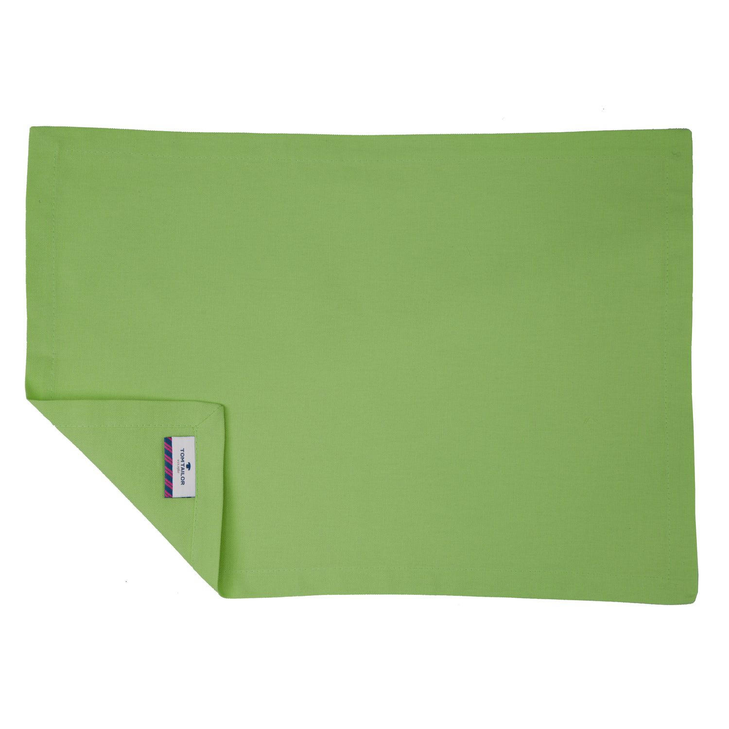 TISCH-SET 6 TEILIG DOVE - Hellgrün, Textil (35/50cm) - Tom Tailor