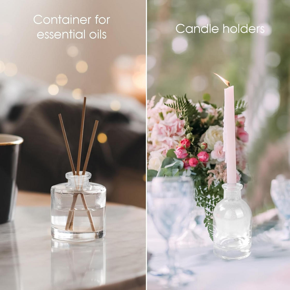 VASE Glas - Transparent, Glas (10cm) - LIBRATON