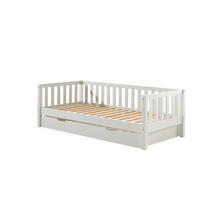 KINDERBETT FRITZ Weiß 99x212x68 cm - Weiß, Holz - FURNLUX