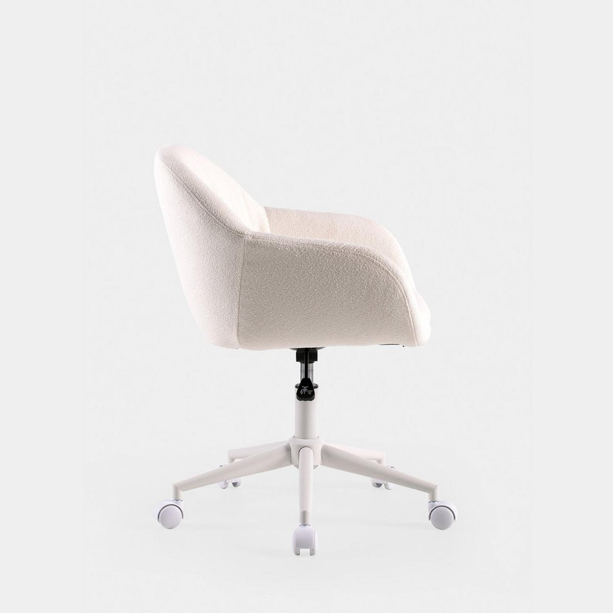 SCHREIBTISCHSTUHL Tasia Beige 56 cm x 78-85,5 cm - Beige, Metall (56/78/58cm)