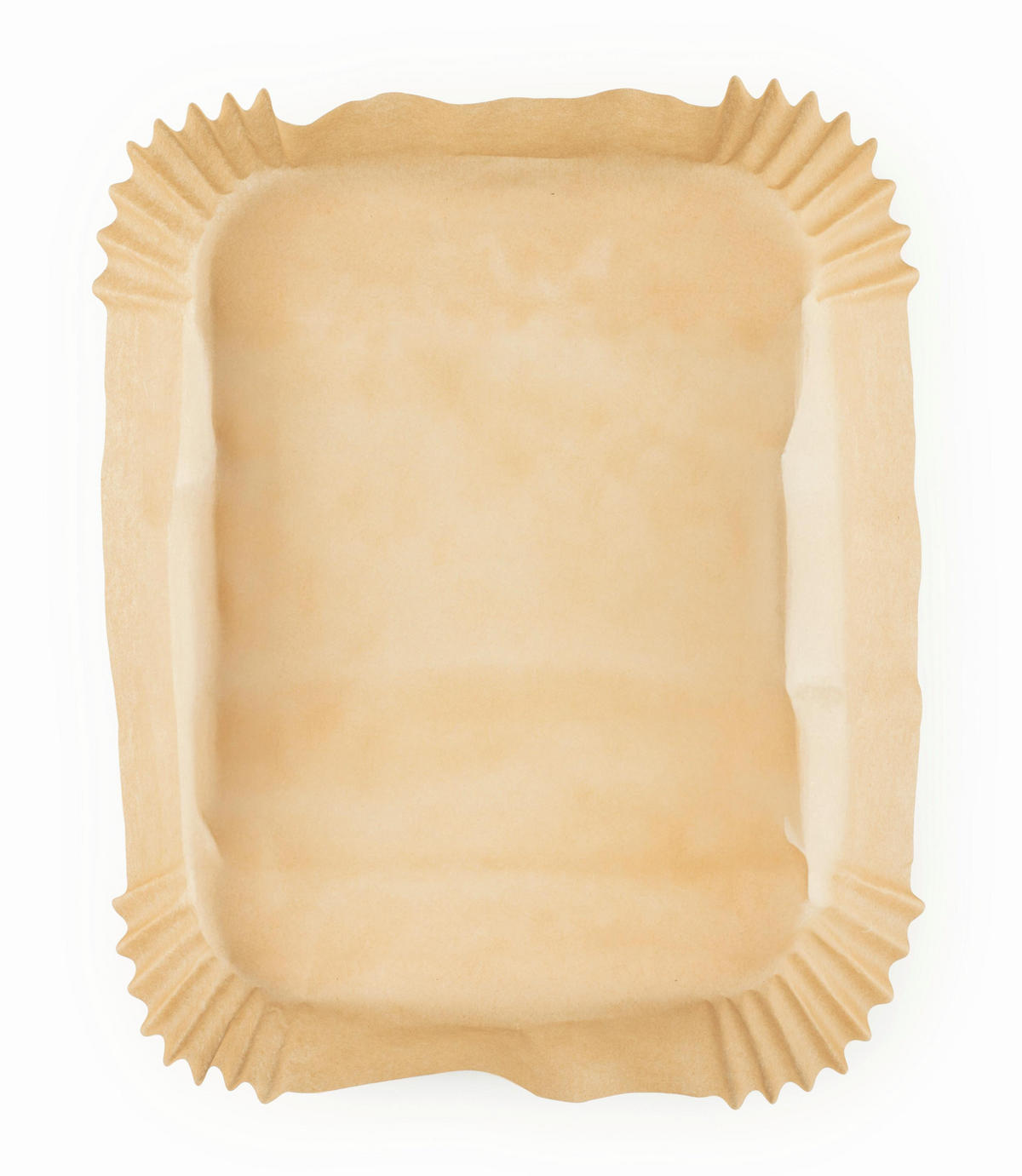 BACKPAPIER Heißluftfritteuse Hellbraun, 100 Stk. - Hellbraun, Papier (14/22cm) - Sonstige