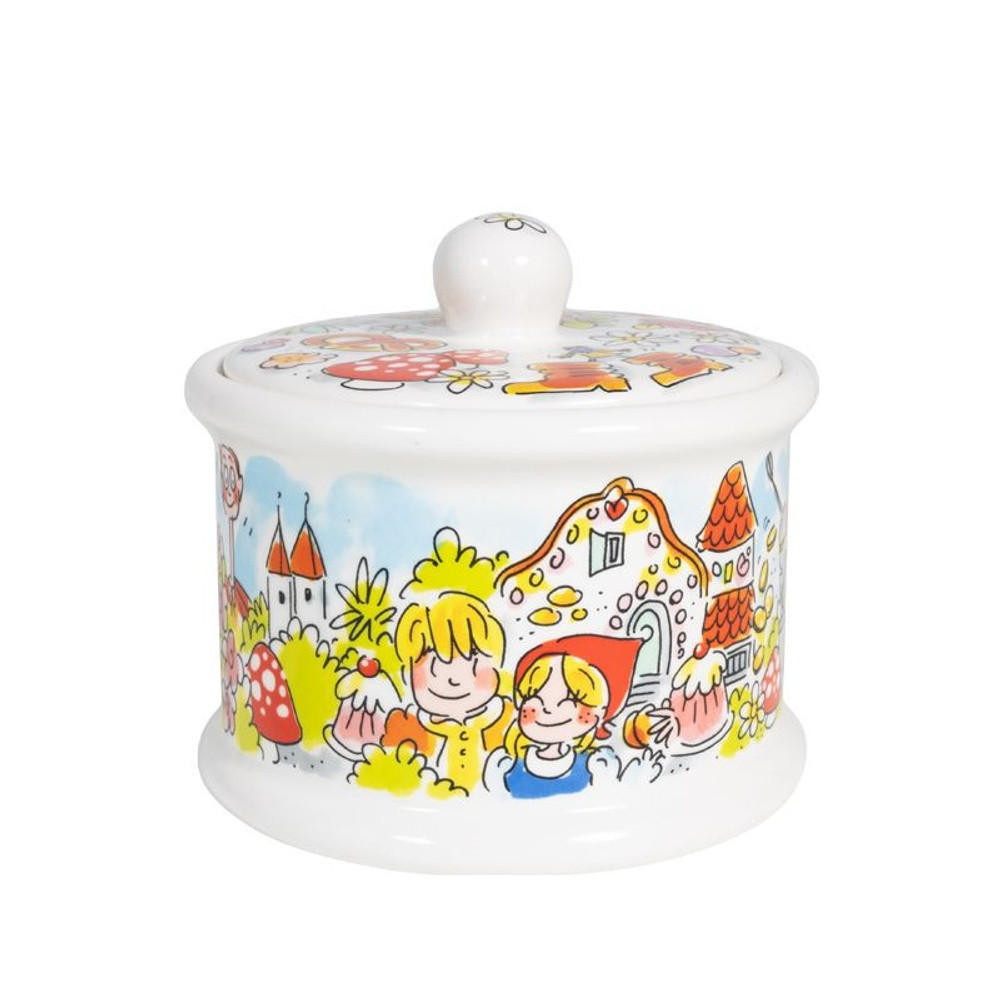 VORRATSDOSE Aschenputtel in Bunt - 500 ml - Multicolor, Keramik (14/13/14.3cm) - Blond Amsterdam