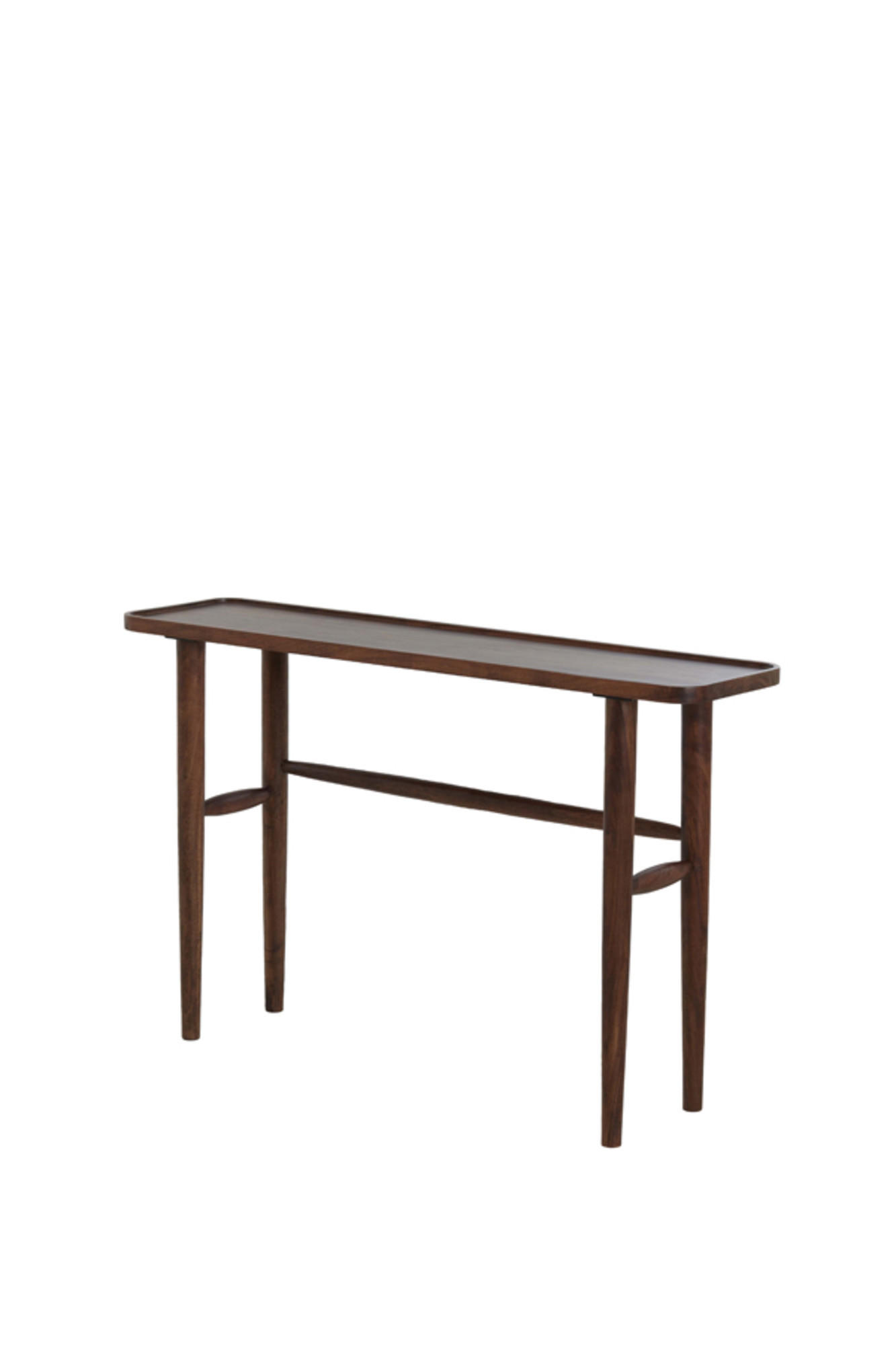 KONSOLENTISCH Qiano Braun 120/30/75 cm - Dunkelbraun, Holz (120/30/75cm) - Light & Living