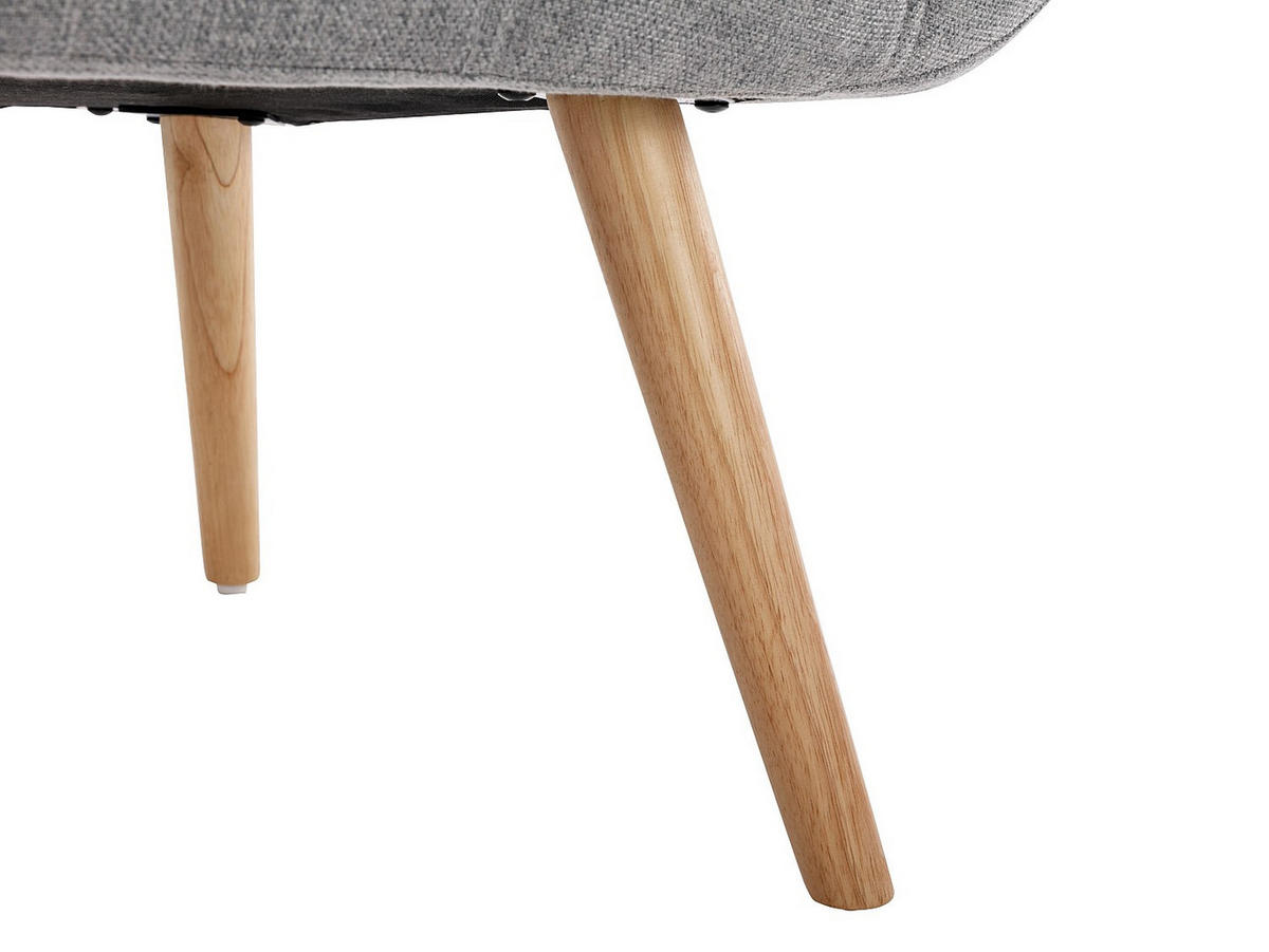 SESSEL - Stoff - Grau - LUOSTO - Grau, Textil (87/83/79cm) - Vente-Unique