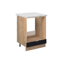 Honigeiche/Schwarz, Holzwerkstoff (60/82/60cm) - Vicco