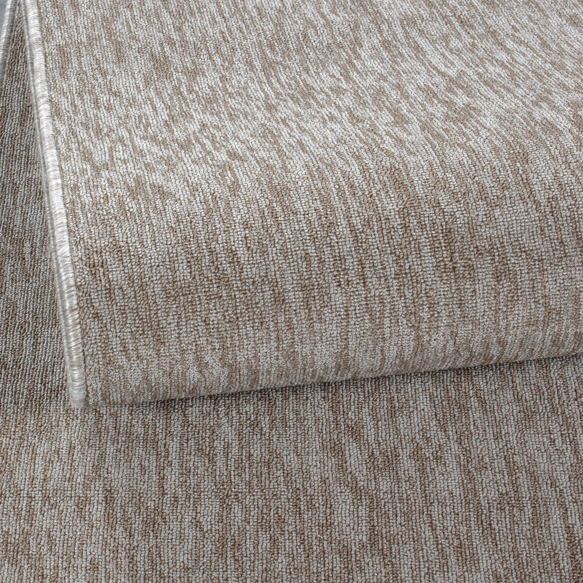 TEPPICH Kurzflor Unifarben Polypropylen saugroboter Wohnzimmer Beige Rechteckig 200x290 - Beige, Textil (200/290cm) - KADIMA DESIGN