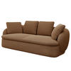 3-SITZER SOFA - Braun, Textil (217/74/102cm) - home24