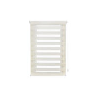ROLLO Polyester Transluzent Grauweiß 57x180 - Hellgrau, Textil (57/180/1cm) - Purline