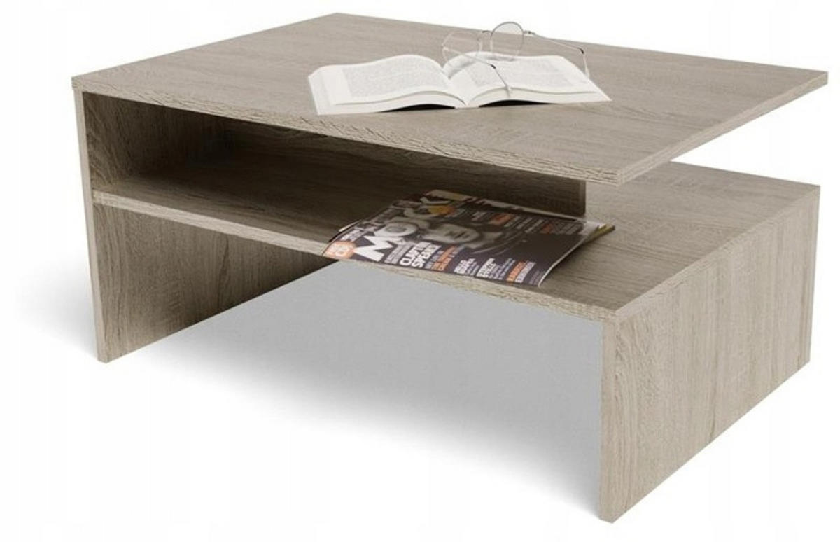 COUCHTISCH BOSTON EX3 Sonoma Eiche 90/60/45 cm - Sonoma Eiche, Holzwerkstoff (60/90/45cm) - Matkam Möbel